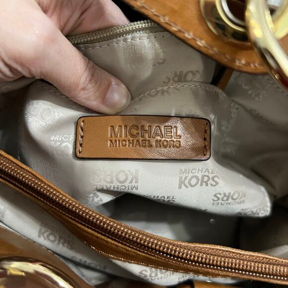 Michael Kors Tan Shoulder Purse - Picture 7 of 7